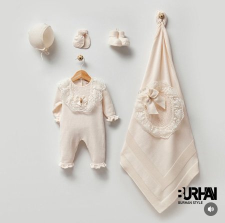 طقم مستشفى صوف ناعم 5 قطع